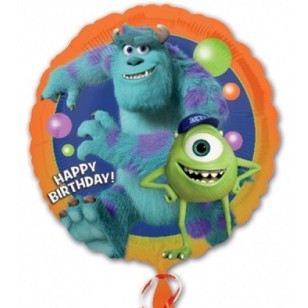 Disney Monsters Inc University Happy Birthday Balloon